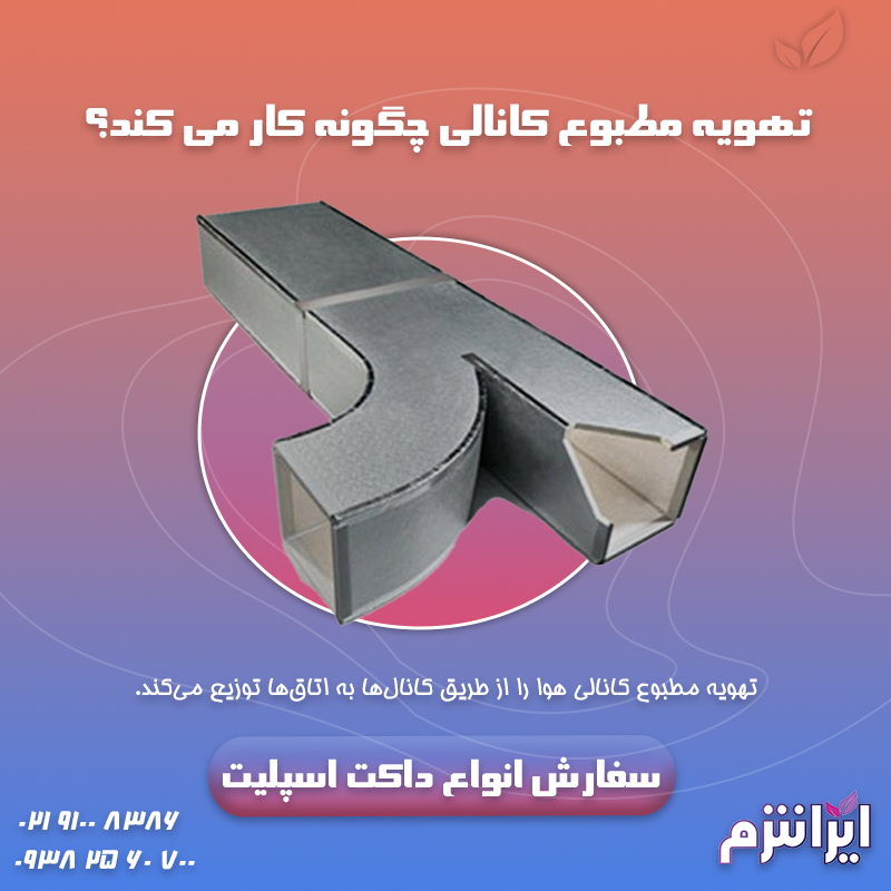 تهویه مطبوع کانالی